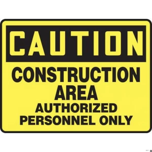Accuform OSHA CAUTION SAFETY SIGN CONSTRUCTIO MEQM602XL - main